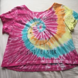 TieDye Saying Tshirt